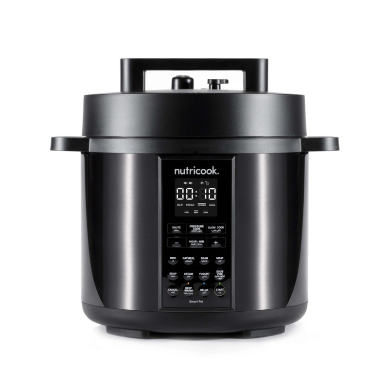 Nutricook Electric Pressure Cooker 2, 9.5L – Large Capacity Stainless Steel Multi-Cooker with Digital Controls, 10-in-1 Cooking Functions, and Energy-Efficient Design, Model NC-SP210L Nutricook Electric Pressure Cooker 2, 9.5L – Large Capacity Stainless Steel Multi-Cooker with Digital Controls, 10-in-1 Cooking Functions, and Energy-Efficient Design, Model NC-SP210L