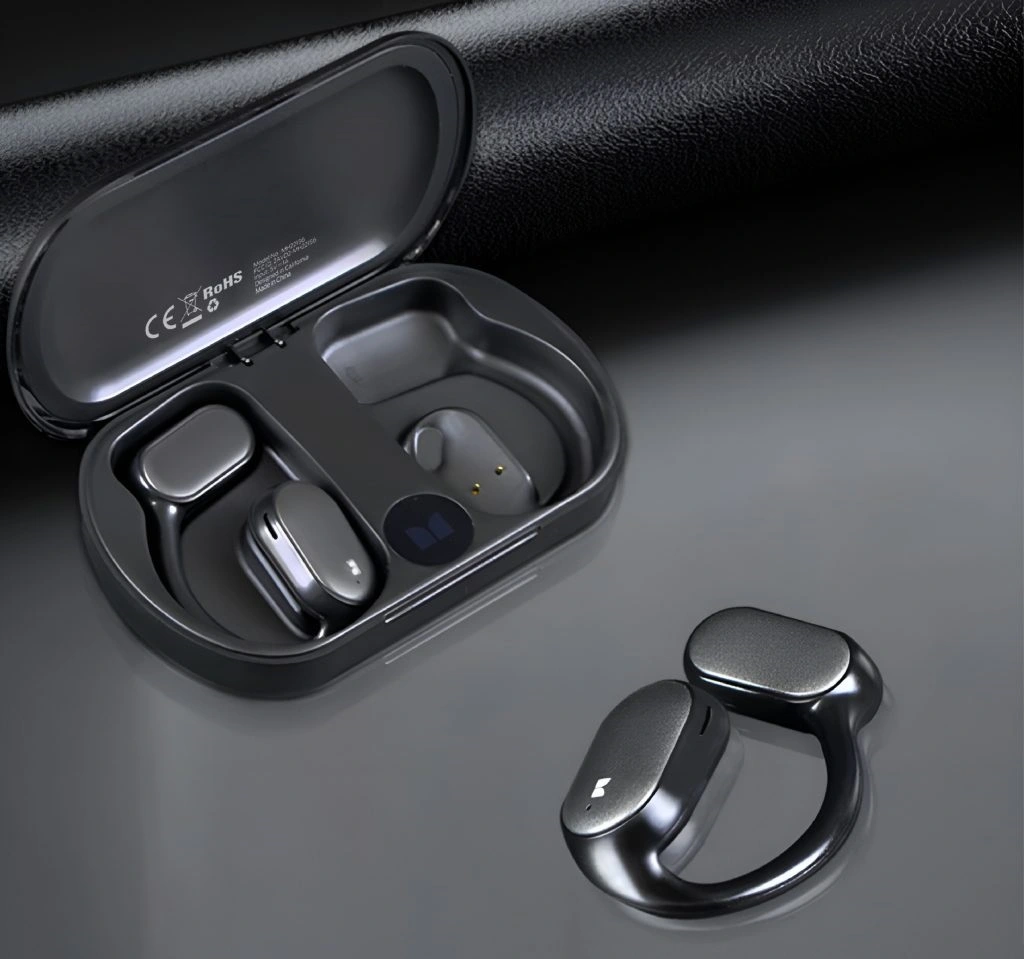Monster Open Free AC100 True Wireless Open-Ear Bluetooth Headphones – Bluetooth 5.3 Stable Connection | 16mm Dynamic Drivers | 50mAh Earbuds + 300mAh Charging Case
