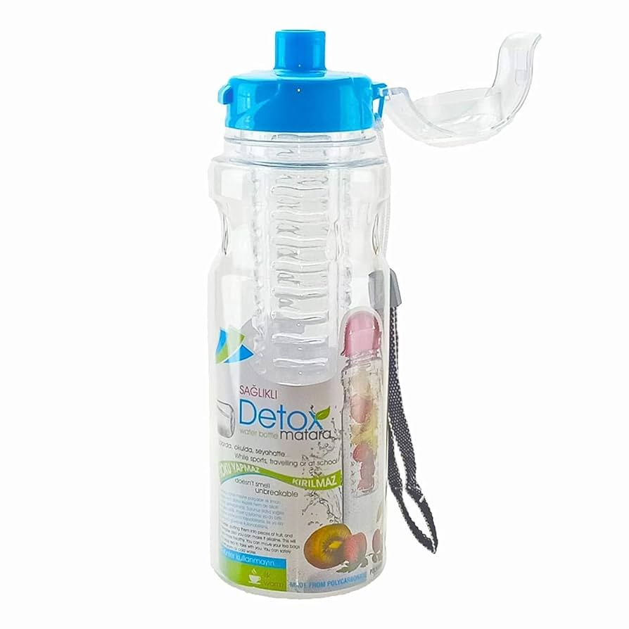 ELEITE Detox Water Bottle – Premium BPA-Free Infuser Bottle for Fruits, Herbs, and Tea | Leak-Proof, Durable, and Eco-Friendly Hydration Solution for Home, Office and Gym