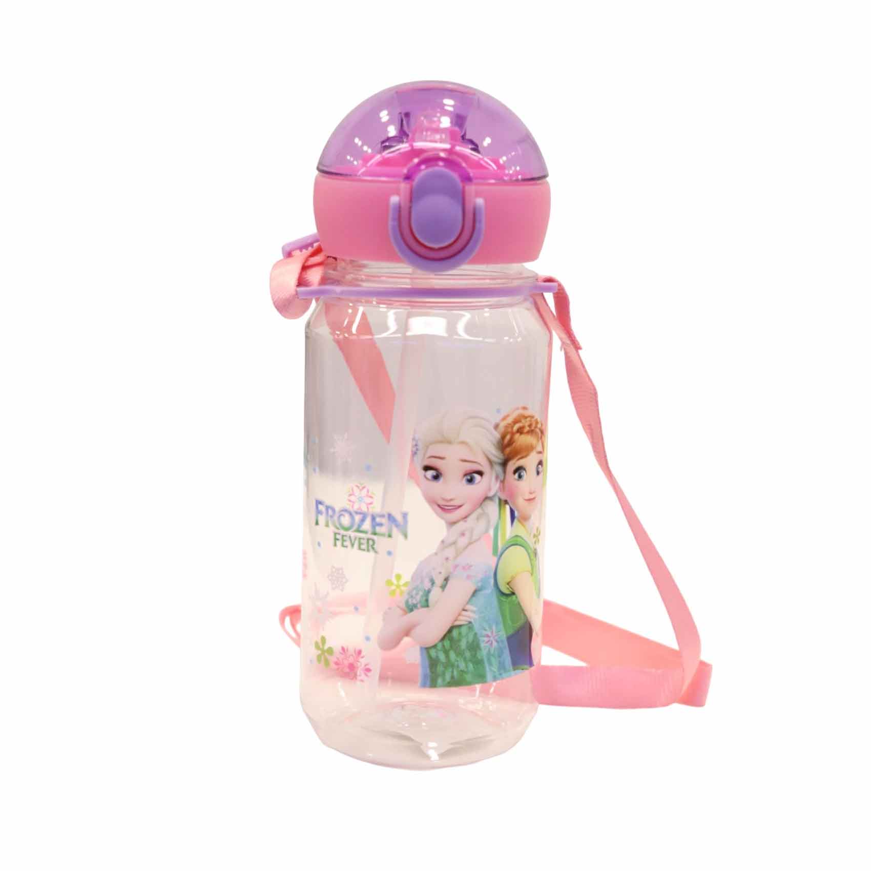 BOTTLE FROZEN SH-2012J – 500ml BPA-Free Plastic Water Bottle Featuring Iconic Frozen Characters and Leak-Proof Cap