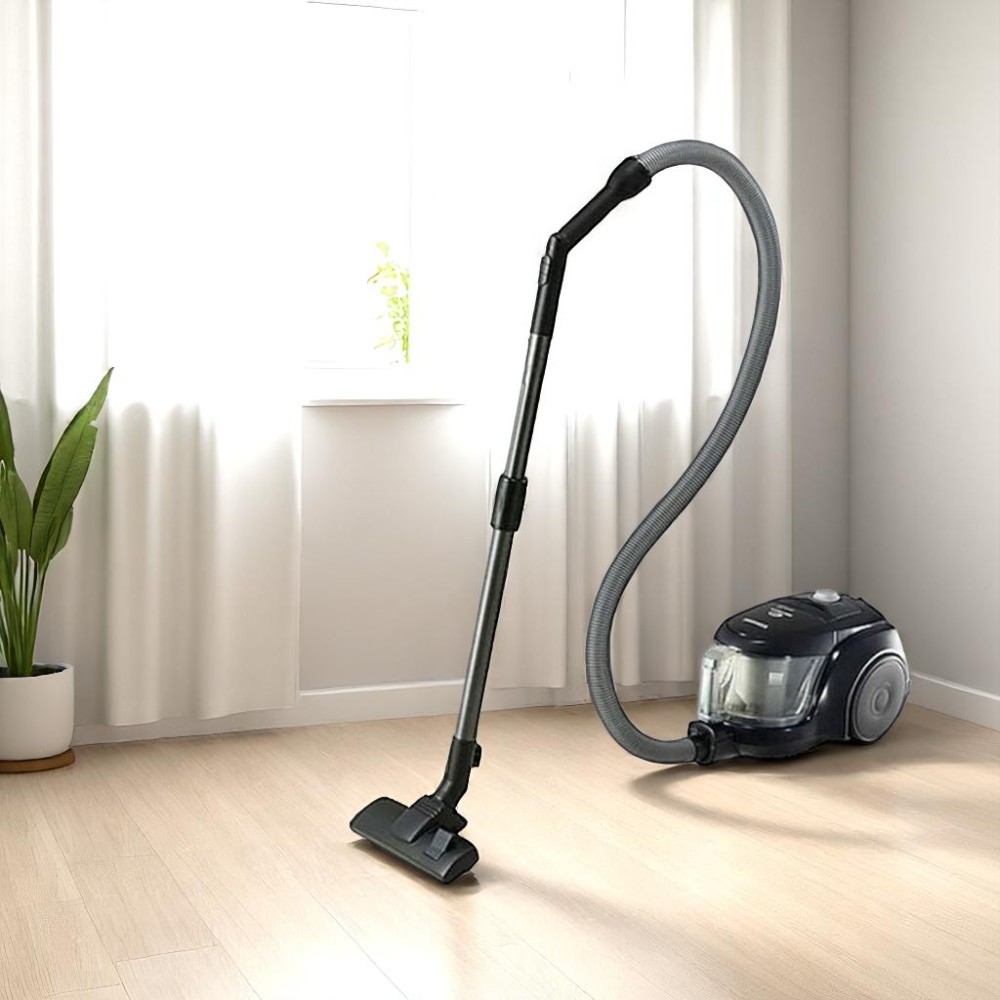 Samsung SC4570 Twin Chamber Vacuum Cleaner – 1800–2000W Powerful Suction, Bagless Design, Twin Chamber System for Efficient & Long-Lasting Cleaning, Easy-to-Empty Dust Bin