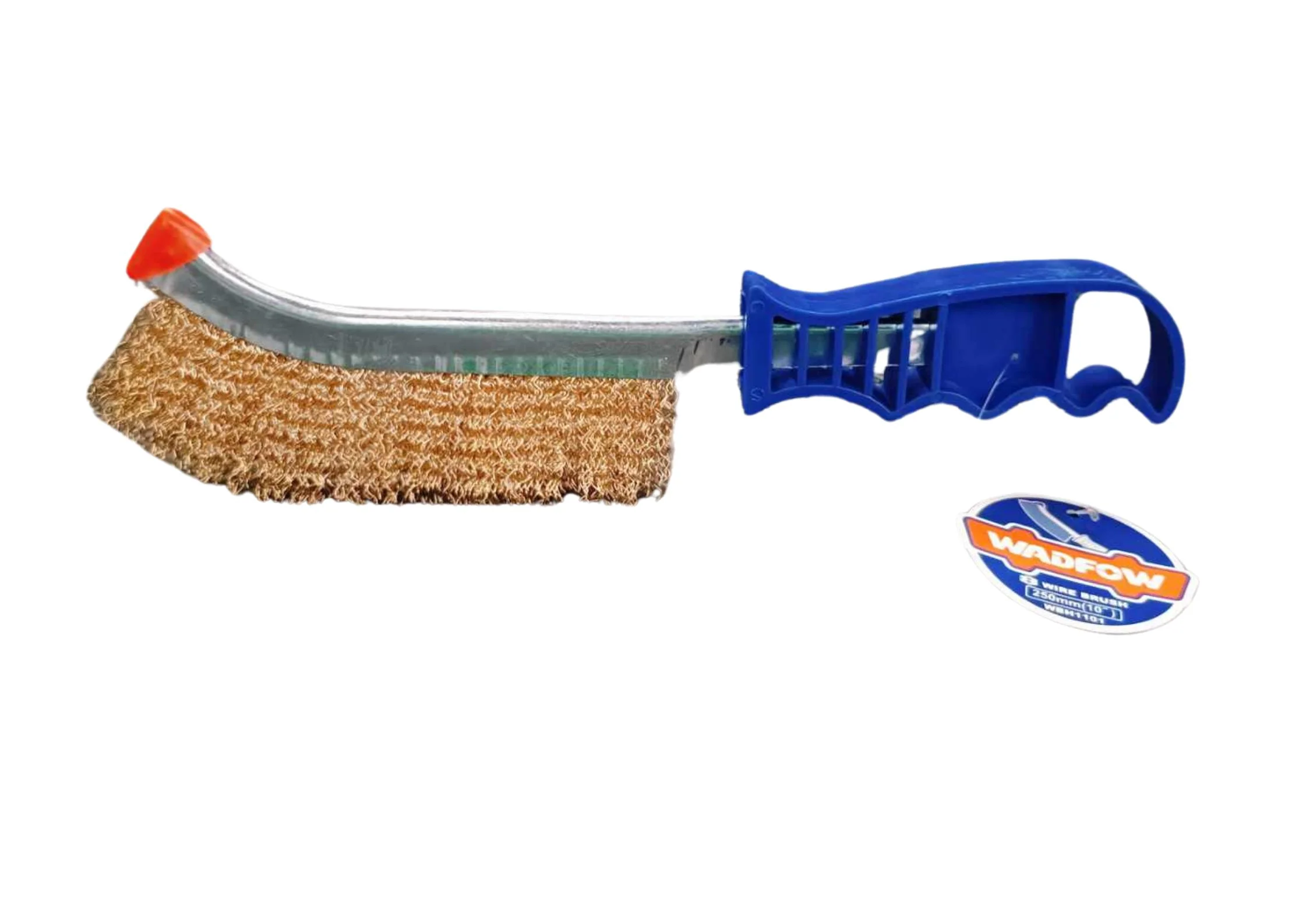 10” (250mm) Wire Brush with 130mm Wired Section – 0.3mm Wire Diameter – Heavy-Duty Hand Brush for Rust Removal, Paint Stripping, Etching, Brushing, and Cleaning