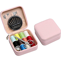 46PC PU Leather Sewing Kit Pink 46PC PU Leather Sewing Kit Pink