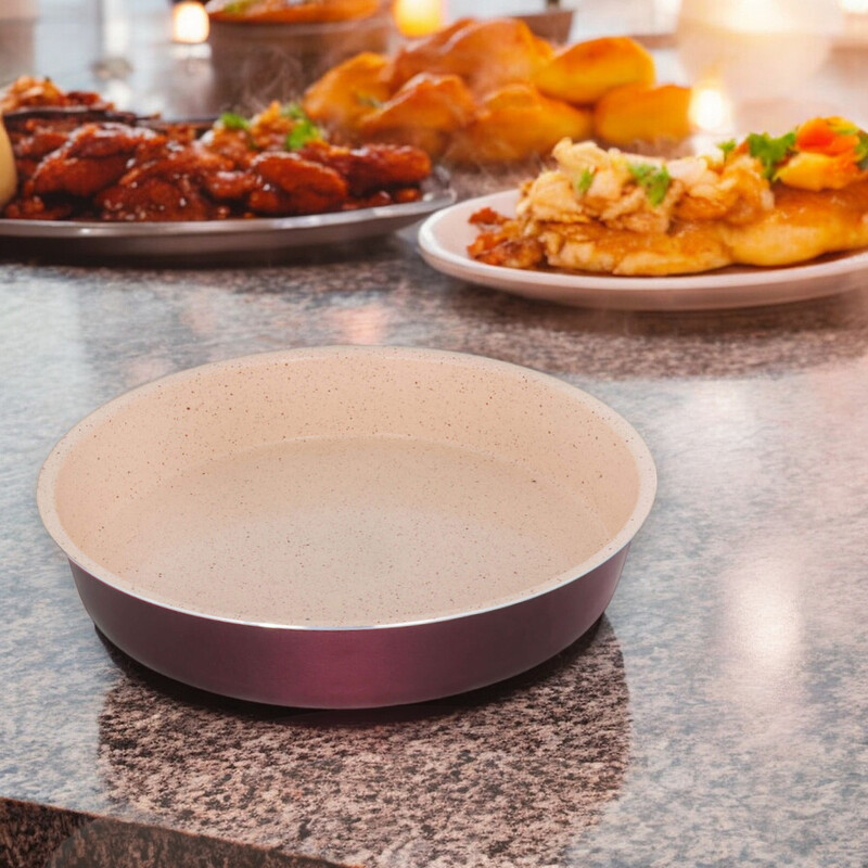 Dorsch - Elegant Deep Red Premium Round Pan 32cm, Ceramic Non-Stick ProGlider coating Dorsch - Elegant Deep Red Premium Round Pan 32cm, Ceramic Non-Stick ProGlider coating