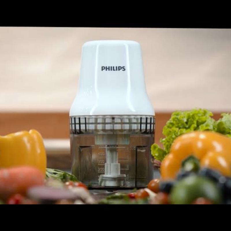 Philips HR1393 Compact Food Chopper – 450W Powerful Motor, 0.7L BPA-Free Bowl, Stainless Steel Blades, One-Touch Operation, Easy to Clean Philips HR1393 Compact Food Chopper – 450W Powerful Motor, 0.7L BPA-Free Bowl, Stainless Steel Blades, One-Touch Operation, Easy to Clean
