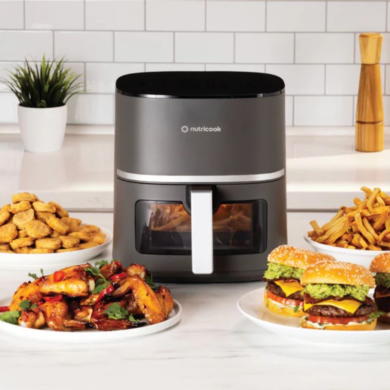 Nutricook Air Fryer Essentials Manual 3.5L 1500W – Gray/Silver, AFE152VG