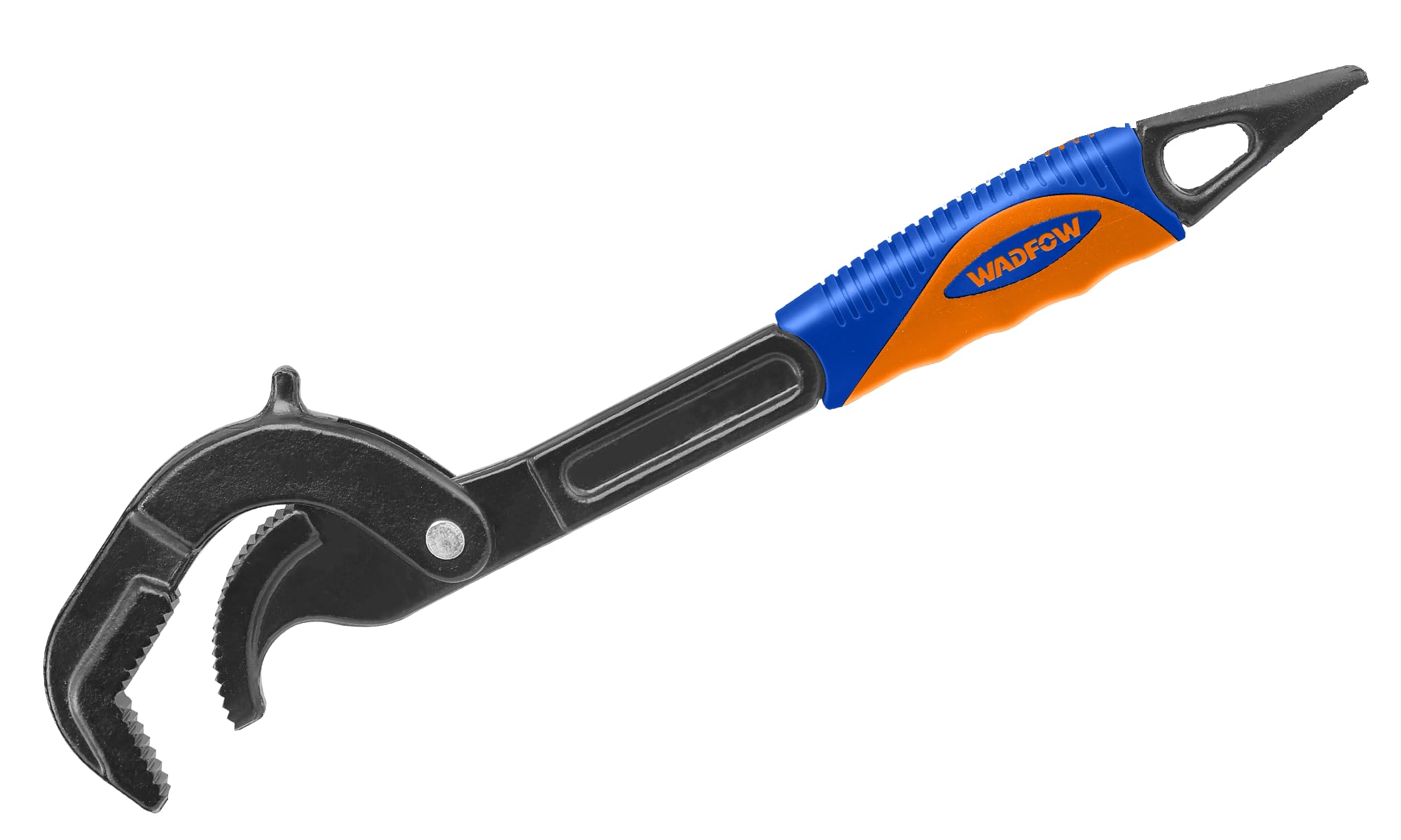 Heavy-Duty 10" (250mm) Drop-Forged Self-Adjusting Pipe Wrench – Clamping Diameter 14–30mm – Ergonomic Two-Color Comfort Grip Handle