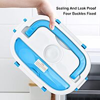 YS-03 Car lunch box (Blue) 12V Food-grade PP plastic and stainless steel YS-03 Car lunch box (Blue) 12V Food-grade PP plastic and stainless steel