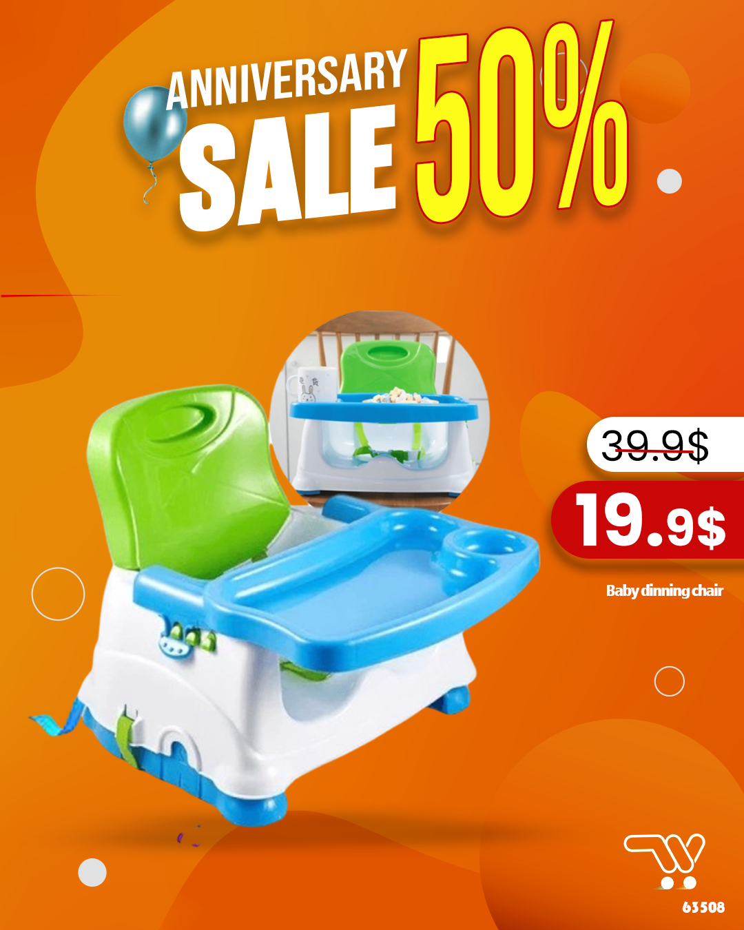Baby dinning chair