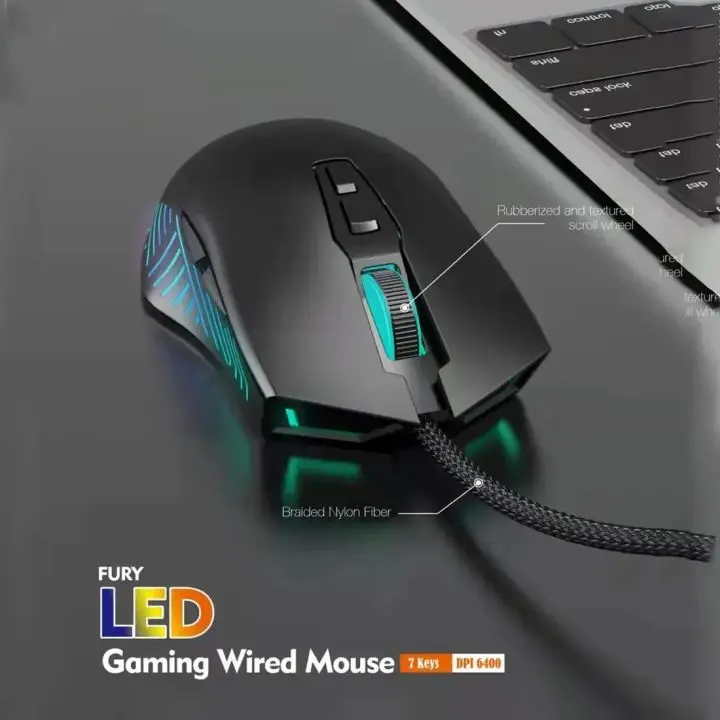 Moxom MX-MS11 RGB LED Gaming Mouse – High Precision 6400 DPI Optical Sensor 5 Programmable Buttons + Scroll Wheel Ergonomic Wired USB Gaming Mouse with RGB Backlight for PC & Laptop Gamers Moxom MX-MS11 RGB LED Gaming Mouse – High Precision 6400 DPI Optical Sensor 5 Programmable Buttons + Scroll Wheel Ergonomic Wired USB Gaming Mouse with RGB Backlight for PC & Laptop Gamers