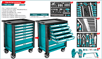 TOTAL 162 Pcs Tool Chest Set TOTAL 162 Pcs Tool Chest Set