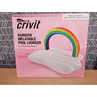 Crivit - Inflatable Rainbow Pool Float Crivit - Inflatable Rainbow Pool Float