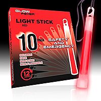 Supreme Glow Lightstick & lanyard - Red (10 hours) Supreme Glow Lightstick & lanyard - Red (10 hours)