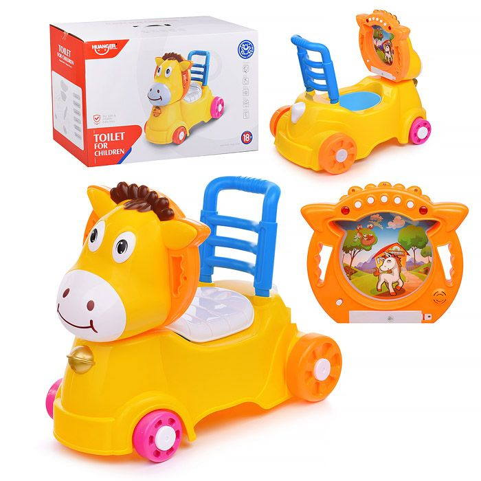 Huanger Horse Scooter Potty for Children with Light and Sound