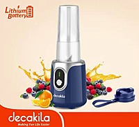 Decakila Cordless Stand Blender 500ml , 120W , 4 bladed stainless steel blade , with 1 Cup Lid (KMJB022L) Decakila Cordless Stand Blender 500ml , 120W , 4 bladed stainless steel blade , with 1 Cup Lid (KMJB022L)