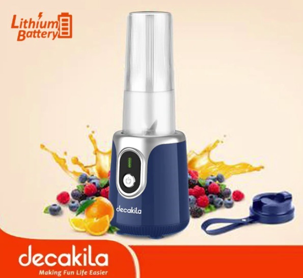 Decakila Cordless Stand Blender 500ml , 120W , 4 bladed stainless steel blade , with 1 Cup Lid (KMJB022L) Decakila Cordless Stand Blender 500ml , 120W , 4 bladed stainless steel blade , with 1 Cup Lid (KMJB022L)