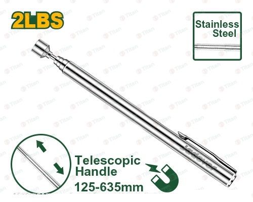 Jadever JDME1602 Stainless Steel Telescopic Magnetic Pickup Tool โ 2LBS Magnetic Power, Extends from 125mm to 635mm, Durable and Lightweight Design Jadever JDME1602 Stainless Steel Telescopic Magnetic Pickup Tool โ 2LBS Magnetic Power, Extends from 125mm to 635mm, Durable and Lightweight Design