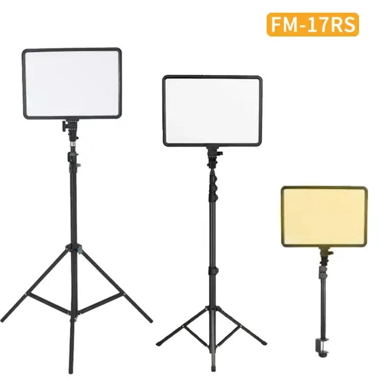 Jmary FM-17RS 17-Inch Professional Panel Video Light – High-Power LED Soft Light with Adjustable Color Temperature, Wide Coverage, High CRI for Natural Color Rendering