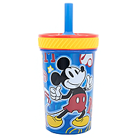 Disney Stor Drop Safe Silicone Straw PP Tumbler 370ml Mickey Mouse Cool, 74387 Disney Stor Drop Safe Silicone Straw PP Tumbler 370ml Mickey Mouse Cool, 74387