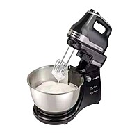 Decakila-Stand mixer 5 speed with turbo, 250W ,4.5L , stainless steel bowl, With 2 beaters and dough hooks beater and scraper and spatula Decakila-Stand mixer 5 speed with turbo, 250W ,4.5L , stainless steel bowl, With 2 beaters and dough hooks beater and scraper and spatula