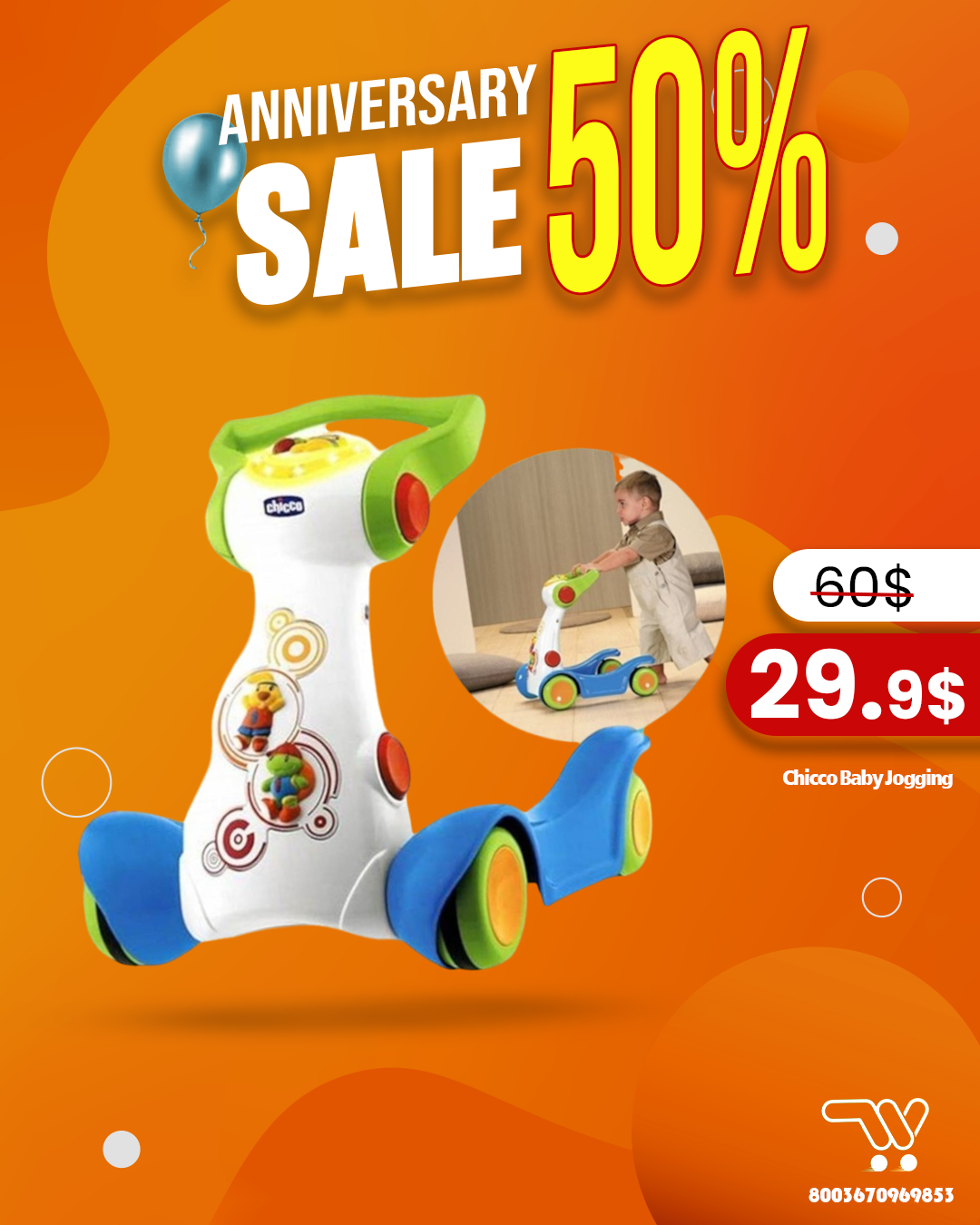 Chicco Baby Jogging Ergo Gym Toy