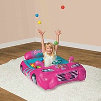 Bestway - Barbie Inflatable Sports Car Ball Pit Bestway - Barbie Inflatable Sports Car Ball Pit