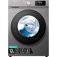 HISENSE Washer 12 Kg Front Load 1400RPM Silver HISENSE Washer 12 Kg Front Load 1400RPM Silver