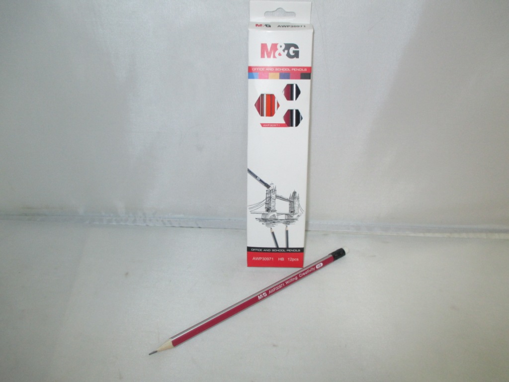 HB Wooden Pencil with Eraser – High-Quality Smooth Writing, Durable and Comfortable Pencil for School