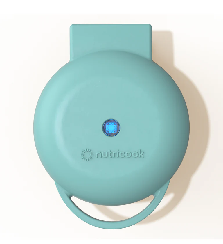 Nutricook Mini Waffle Maker 350–400W – Aqua Marine, NC-WM100BG Nutricook Mini Waffle Maker 350–400W – Aqua Marine, NC-WM100BG