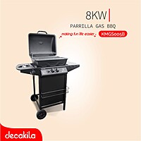 Decakila- Gas BBQ grill 86cm×48.5×37.5cm, Aluminum