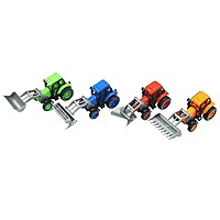 plastic mini pull back farm tractors car play set 4 pct plastic mini pull back farm tractors car play set 4 pct