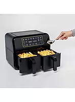 Chrome Dual Zone Air Fryer 8L 1700W – CHR-AF801D Digital Oil-Free Cooker