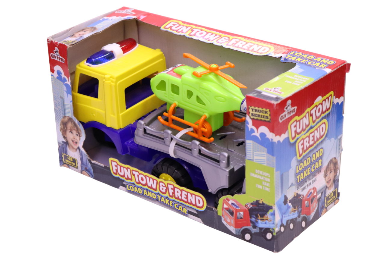 Exciting 18-Piece Fun Tow Car Playset – Multi-Vehicle Rescue & Recovery Set with Tow Trucks, Cars, and Accessories for Endless Towing Adventures