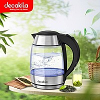 Decakila-water boiler 2500-3000W, 1.8L ,Glass, Whit LED high quality British (OTTER) thermostat KEKT025M Decakila-water boiler 2500-3000W, 1.8L ,Glass, Whit LED high quality British (OTTER) thermostat KEKT025M