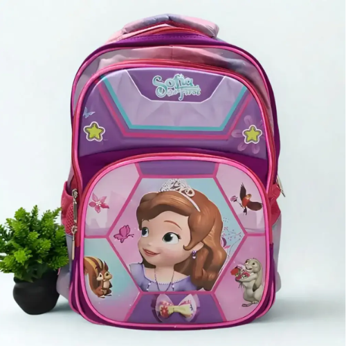 Children’s Multi-Compartment Backpack with 4 Durable Zippers – Ergonomic Design with Padded Straps, Mesh Pockets, and Sturdy Construction