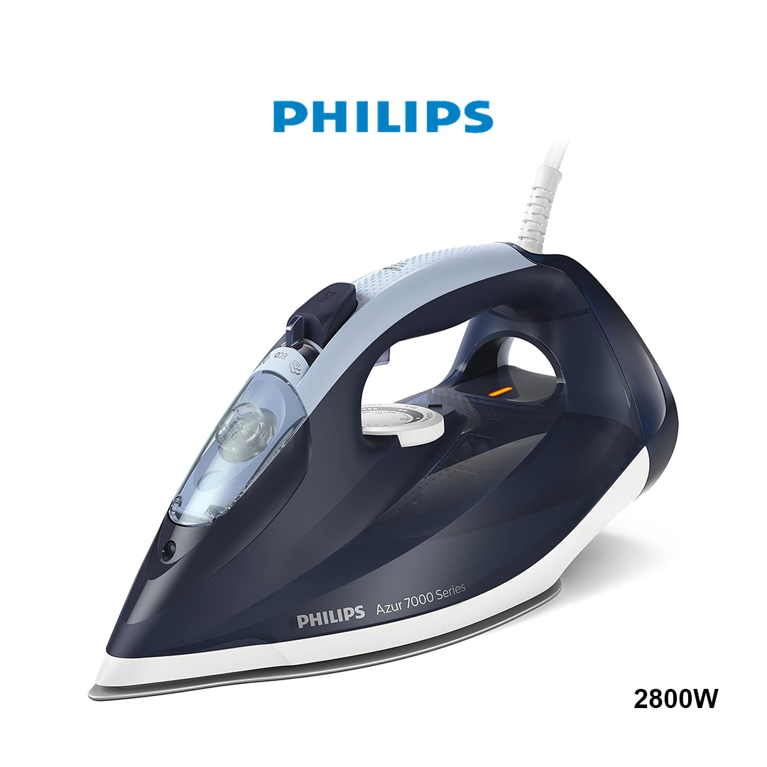 Philips HV Steam Iron 7000 Series – 2800W High-Power Steam Iron with SteamGlide Plus Soleplate Philips HV Steam Iron 7000 Series – 2800W High-Power Steam Iron with SteamGlide Plus Soleplate
