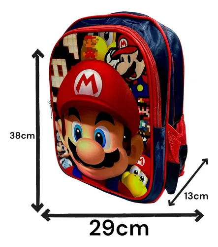 Children’s 3-Piece School Backpack Set with 3 Zippers – Includes Backpack, Lunch Bag & Pencil Case – 3D Cartoon Front Print