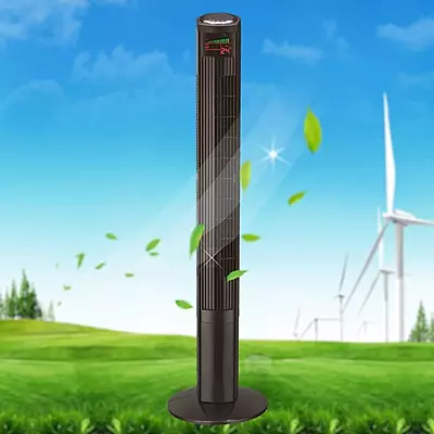 Wave Tower Fan 50W with Remote Control – 3 Speed Settings, 79cm Oscillating Tower Cooling Fan with Timer Function, Quiet Operation, and Energy-Efficient Design for Home