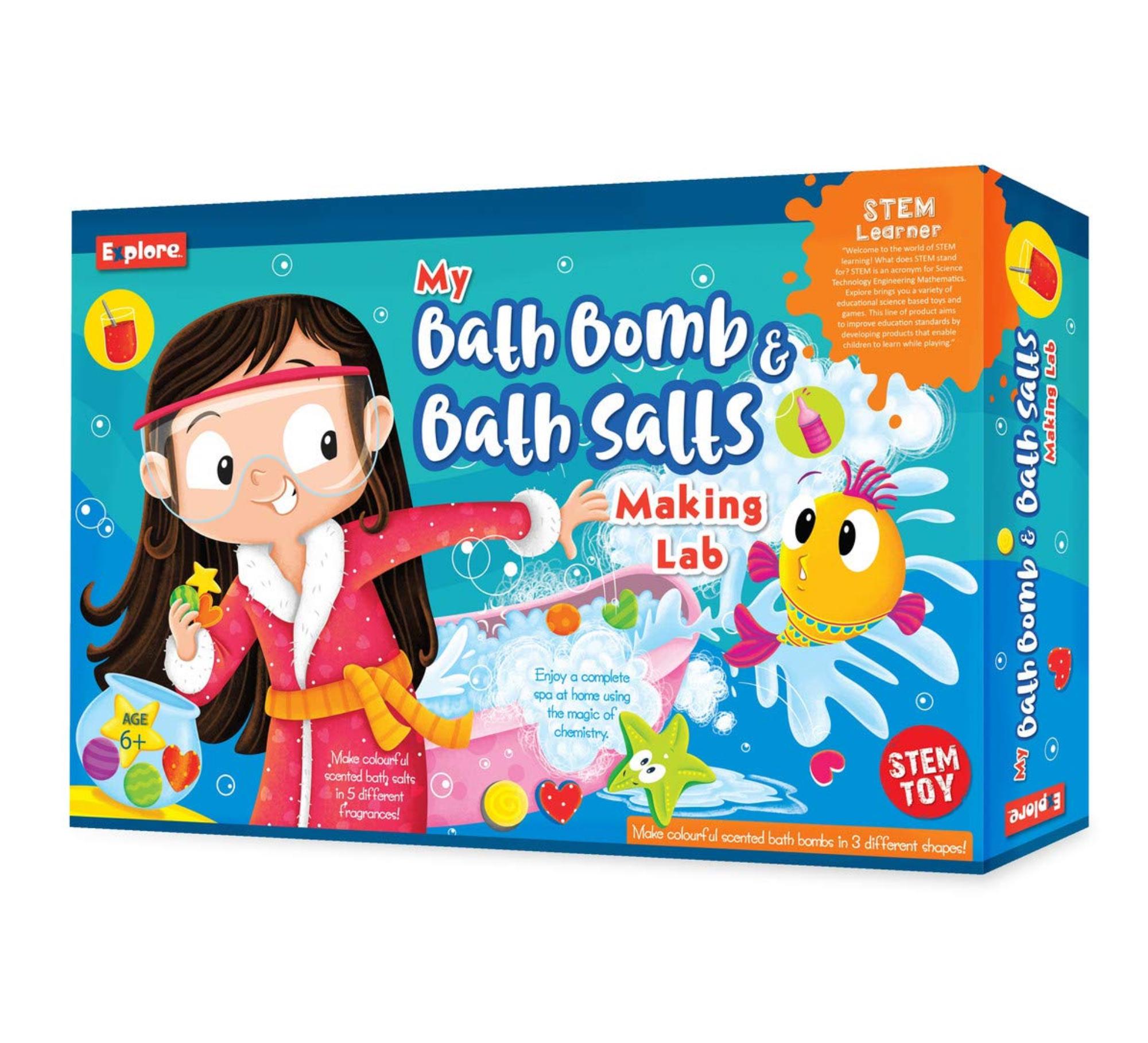 Explore My Bath Bomb & Bath Salts Making Lab-6P: Create Your Own Luxurious, Fragrant Bath Bombs and Soothing Bath Salts with Fun, Color, and Aroma! Explore My Bath Bomb & Bath Salts Making Lab-6P: Create Your Own Luxurious, Fragrant Bath Bombs and Soothing Bath Salts with Fun, Color, and Aroma!