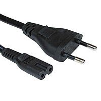 Radio Power 2 Pin Cable , Cable Power Cord , 1.5 meter