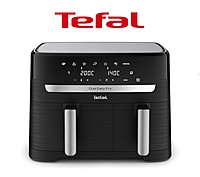 TEFAL Dual Easy Fry Air Fryer 8.3L – Dual Drawer Air Fryer with 2 Sizes