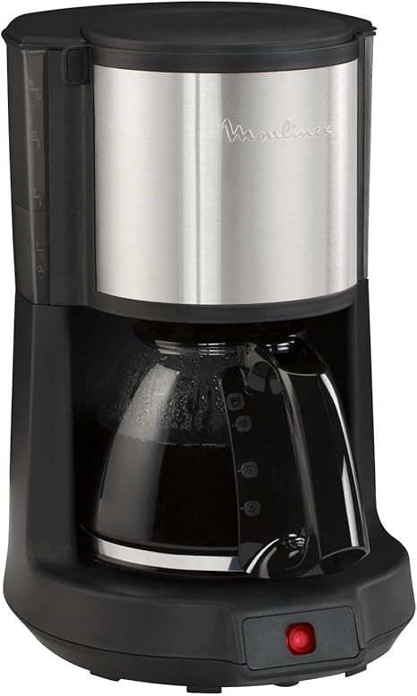Moulinex FG370827 Subito Select Filter Coffee Maker, Large 10-15 Cup Capacity, High-Quality Stainless Steel Finish, Anti-Drip System, Keep-Warm Function Moulinex FG370827 Subito Select Filter Coffee Maker, Large 10-15 Cup Capacity, High-Quality Stainless Steel Finish, Anti-Drip System, Keep-Warm Function
