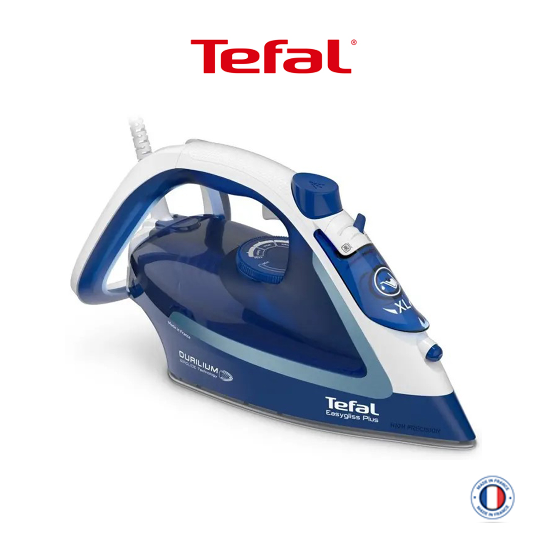 Tefal Plus FV5735E0 Easygliss Steam Iron – 2500W High-Power Steam Iron with 45g/min Steam Output Tefal Plus FV5735E0 Easygliss Steam Iron – 2500W High-Power Steam Iron with 45g/min Steam Output