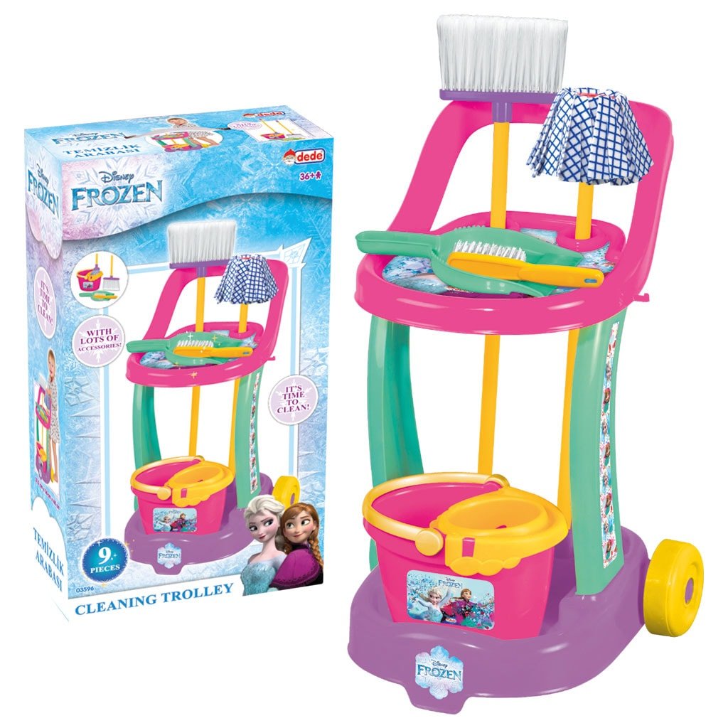 Dede Minnie Mouse Cleaning Trolley 1971: An Engaging Pretend Play Set for Children Aged 3 and Above