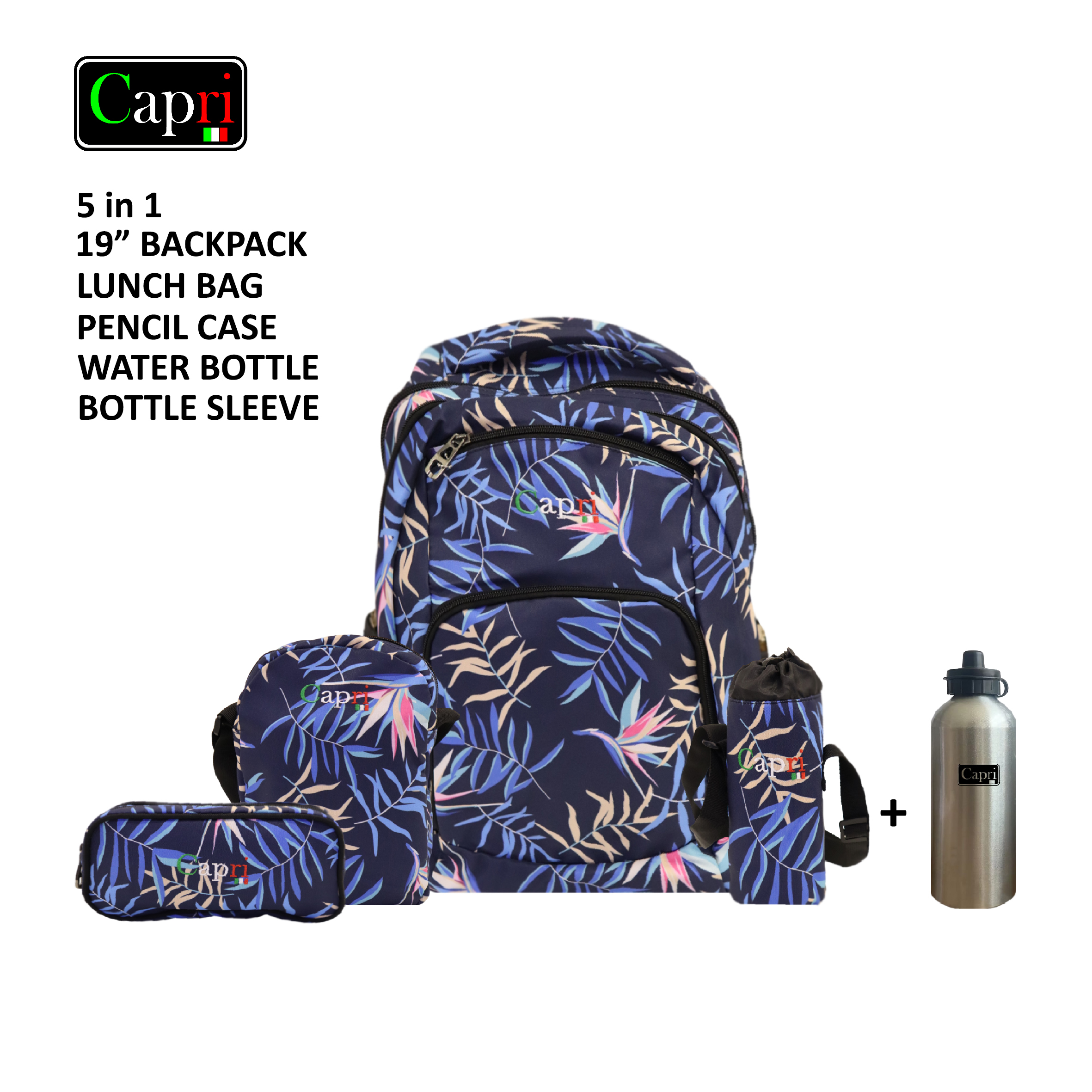 Capri Magic Leaves Collection - Combo Set 4-In-1 + Free Aluminum Bottle Capri Magic Leaves Collection - Combo Set 4-In-1 + Free Aluminum Bottle
