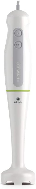 Kenwood Triblade Hand Blender HDP100WG, 300W Motor, 2 Speed Settings, Ergonomic Design with Stainless Steel Blades, Ideal for Blending, Pureeing, and Whisking, Easy to Clean and Compact Kenwood Triblade Hand Blender HDP100WG, 300W Motor, 2 Speed Settings, Ergonomic Design with Stainless Steel Blades, Ideal for Blending, Pureeing, and Whisking, Easy to Clean and Compact
