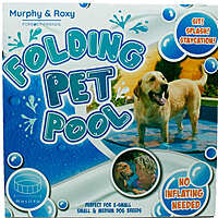 The Murphy & Roxy Forever Friends Folding Pet Pool - 122x30cm - Perfect for x-small, small and medium dog breeds The Murphy & Roxy Forever Friends Folding Pet Pool - 122x30cm - Perfect for x-small, small and medium dog breeds