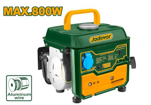 JADEVER JDGEAA01 Portable Gasoline Generator โ 2-Stroke 63cc Engine, 0.8kW Max Output, 0.65kW Rated Output, 220โ240V, 50Hz, Air-Cooled System, Recoil Start JADEVER JDGEAA01 Portable Gasoline Generator โ 2-Stroke 63cc Engine, 0.8kW Max Output, 0.65kW Rated Output, 220โ240V, 50Hz, Air-Cooled System, Recoil Start