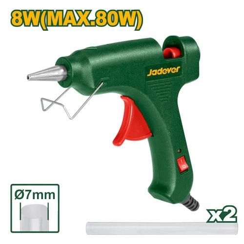 JADEVER JDGL1603-8 High-Precision 80W Hot Melt Glue Gun โ Fast Heating 3โ5 Minutes, 5โ8g/min Gluing Capacity, 7mm Stick Compatibility, BS Plug JADEVER JDGL1603-8 High-Precision 80W Hot Melt Glue Gun โ Fast Heating 3โ5 Minutes, 5โ8g/min Gluing Capacity, 7mm Stick Compatibility, BS Plug