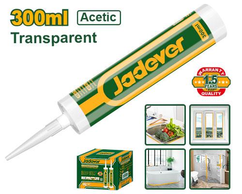 Transparent Acetic Silicone Sealant โ 300ml | Fast Curing, Strong Adhesion & One-Year Guarantee Transparent Acetic Silicone Sealant โ 300ml | Fast Curing, Strong Adhesion & One-Year Guarantee